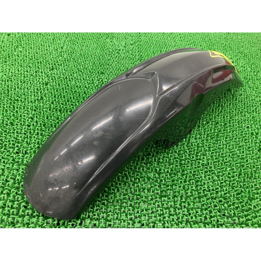トリッカー フロントフェンダー 黒 ヤマハ 純正 バイク 部品 DG10J DG16J Tricker 割れ欠け無し 品薄 希少品 車検 Genuine 【中古】 80 ヤマハ発動機 トリッカー フロントフェンダー 黒 ヤマハ 純正 中古