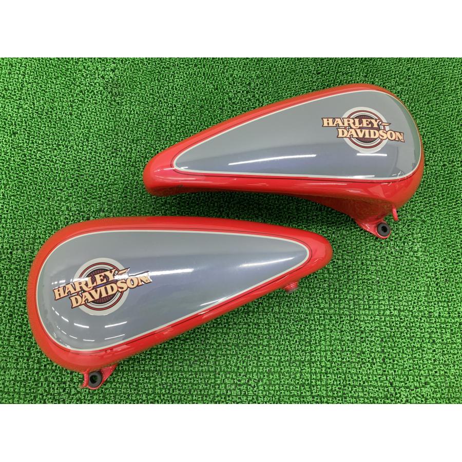 FXSTS1340 タンク 左右 赤 ハーレー 純正 中古 バイク 部品 エボ FXSTS1340 タンク 左右 赤 ハーレー 純正 中古 バイク 部品 エボ