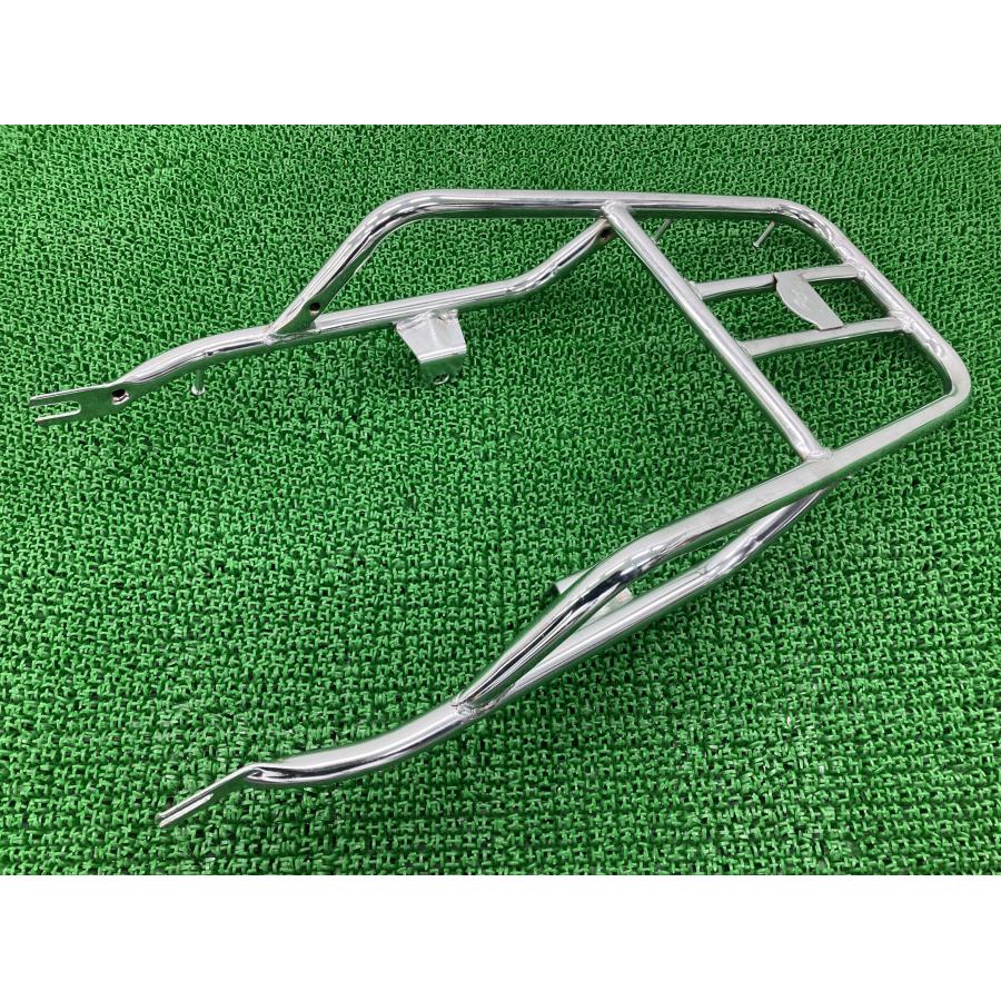 GN125H リアキャリア 社外 中古 バイク 部品 LC6PCJG ワンオフ グラブ