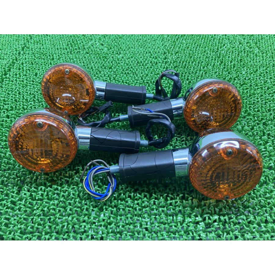 ゼファー400 ウインカー カワサキ 純正 バイク 部品 ZR400C 4個セット コケキズ無し 品薄 希少品 車検 Genuine 【中古】 61 カワサキ（Kawasaki） ゼファー400 ウインカー 純正 中古 バイク 部品