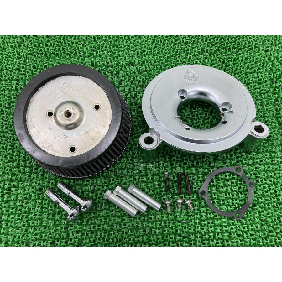 アレンネス製FLSTF1450 エアクリーナー 社外 中古 バイク 部品 アレンネス製FLSTF1450 エアクリーナー 社外 中古 バイク 部品