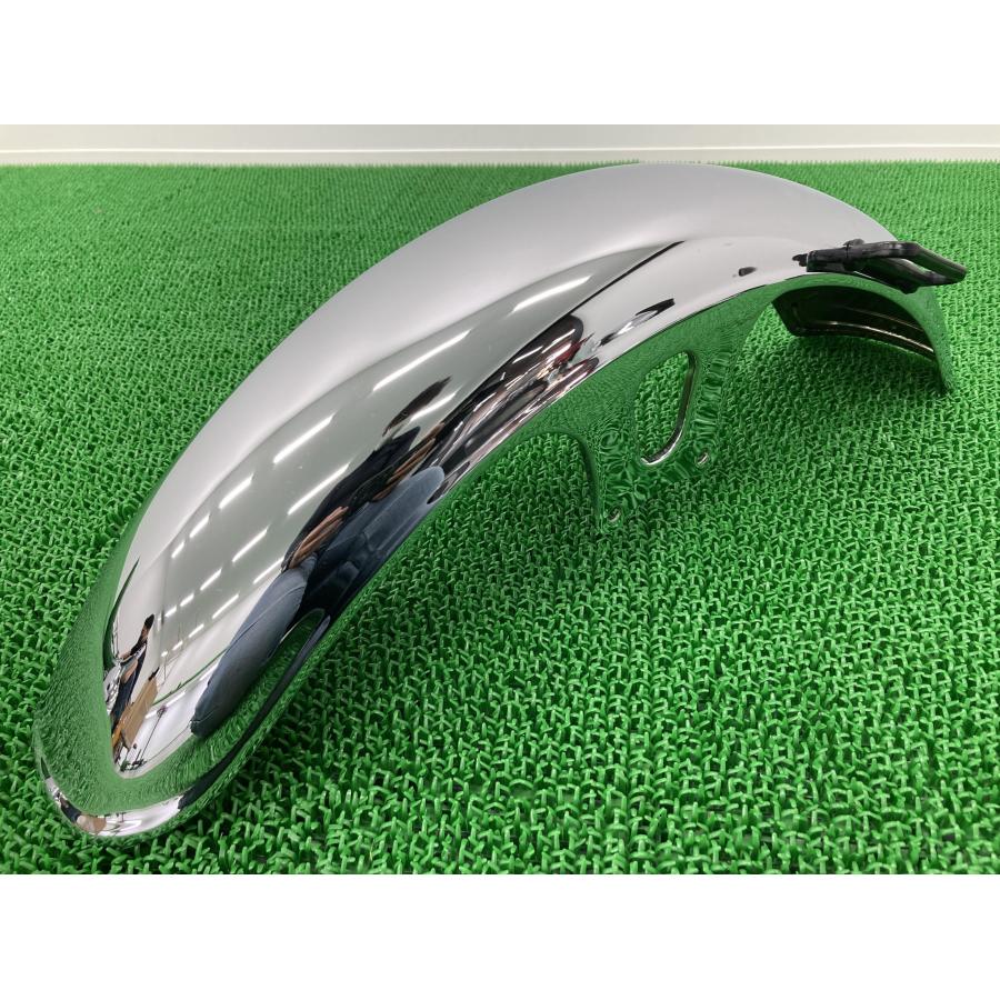 SR400 フロントフェンダー ヤマハ 純正 バイク 部品 RH16J 綺麗 良品 コケキズ無し 凹み無し 品薄 車検 Genuine 【中古】 25 ヤマハ発動機 SR400 フロントフェンダー ヤマハ 純正 中古 バイク 部品