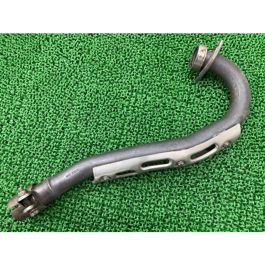 DトラッカーX エキパイマフラー E053 カワサキ 純正 中古 バイク 部品 LX250V コケキズ無し 凹み無し 品薄 希少品 車検 Genuine Pa カワサキ（Kawasaki） DトラッカーX エキパイマフラー E053 純正 中古