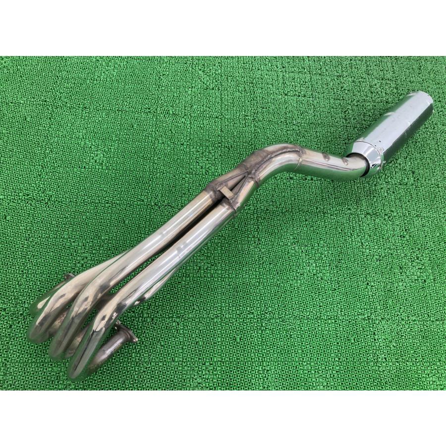 バリオスII マフラー カワサキ 純正 中古 バイク 部品 ZR250B BALIUSII 前期 カスタム素材に 品薄 希少品 車検 Genuine lYの画像