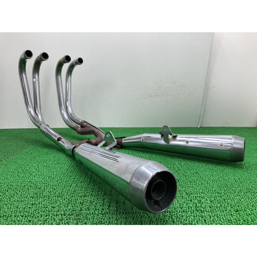 ゼファー1100 マフラー K296 カワサキ 純正 中古 バイク 部品 ZR1100A ZRT10A フルエキ 機能的問題なし 品薄 車検 Genuine 64の画像
