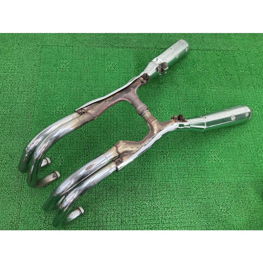 ゼファー1100 マフラー K296 カワサキ 純正 中古 バイク 部品 ZR1100A ZRT10A フルエキ 機能的問題なし 品薄 車検 Genuine 64の画像