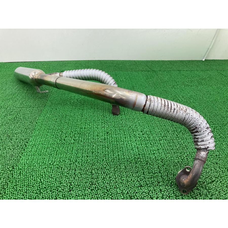 ドラッグスター400 マフラー 4TR-103*** 社外 中古 1998年式外し 4TR XVS400 DS400 ステン FLHスタイル2in1クラシックマフラー 14の画像
