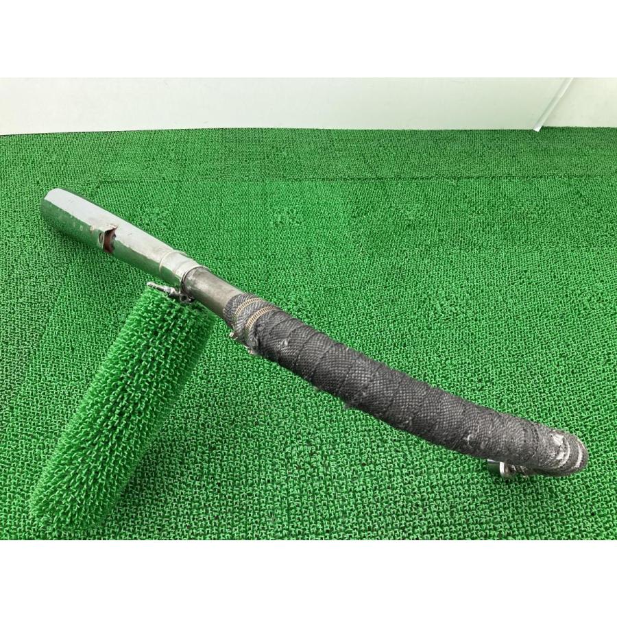 SR400 マフラー 社外 中古 バイク 部品 1JR RH01J ステン メガホン
