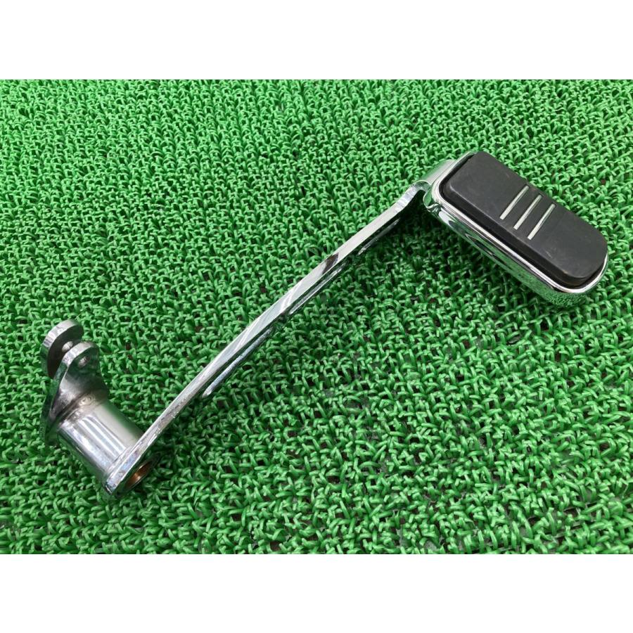 クリアキン製ツーリング ブレーキペダル 社外 中古 バイク 部品 08年〜13年 クロームメッキ 曲がり無し コンディション良好 品薄 希少品 97