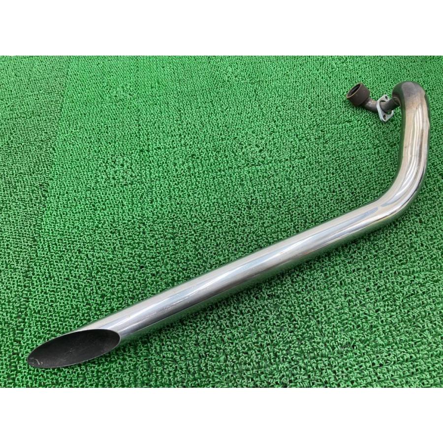 YAMAHA ドラックスター400 VH01J 社外スラッシュマフラー　美品 ドラッグスター400 マフラー 前バンク 社外 中古 バイク 部品 コケ無し