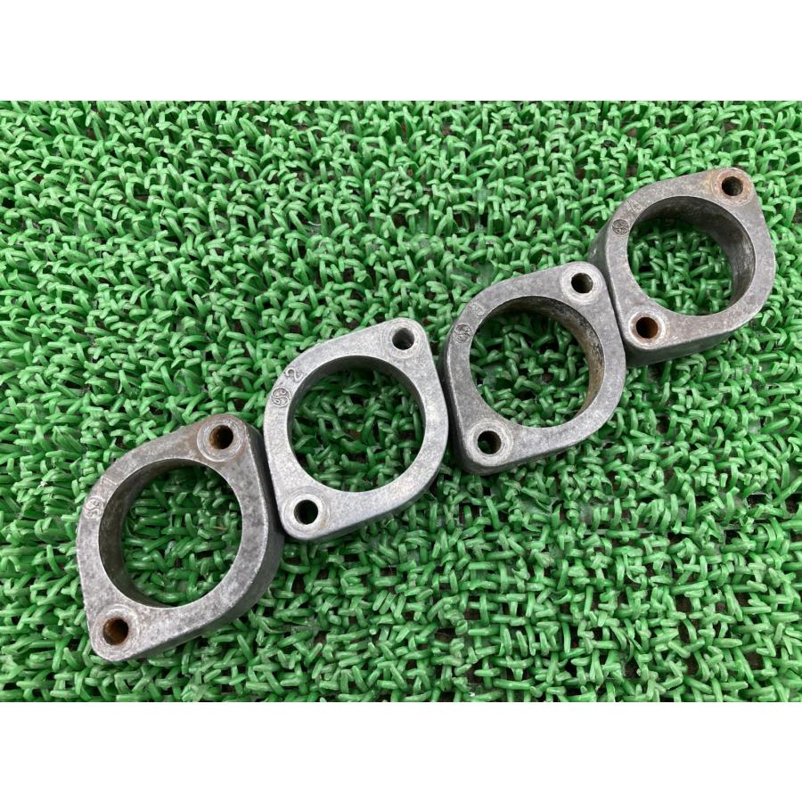 カワサキ Z400FX マフラーフランジ 純正 中古 バイク 部品 4個セット 