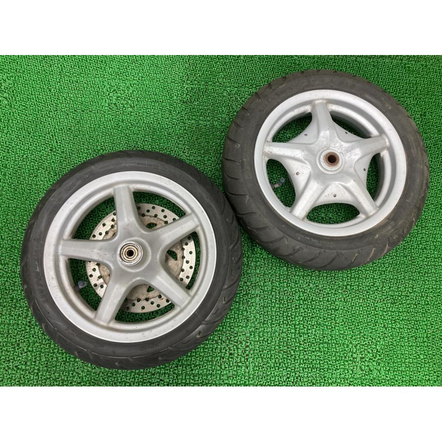 シグナスX125 ホイール 前後 5ML SE44J-110*** ヤマハ 純正 SE44J ディスク セット 曲がり無し 安心のノーマル 【中古】 95 ヤマハ発動機 シグナスX125 ホイール 前後 5ML SE44J-110*** ヤマハ