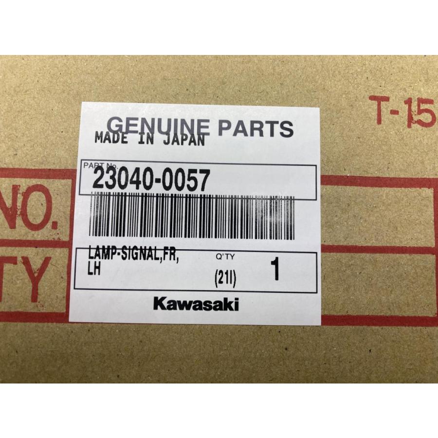 NinjaZX-14R フロントウインカー 左 カワサキ 純正 新品 バイク 部品 Ninja650 1400GTR Z1000 NinjaZX-10R NinjaZX-6R 廃盤 67 カワサキ（Kawasaki） NinjaZX-14R フロントウインカー 左 純正 新品