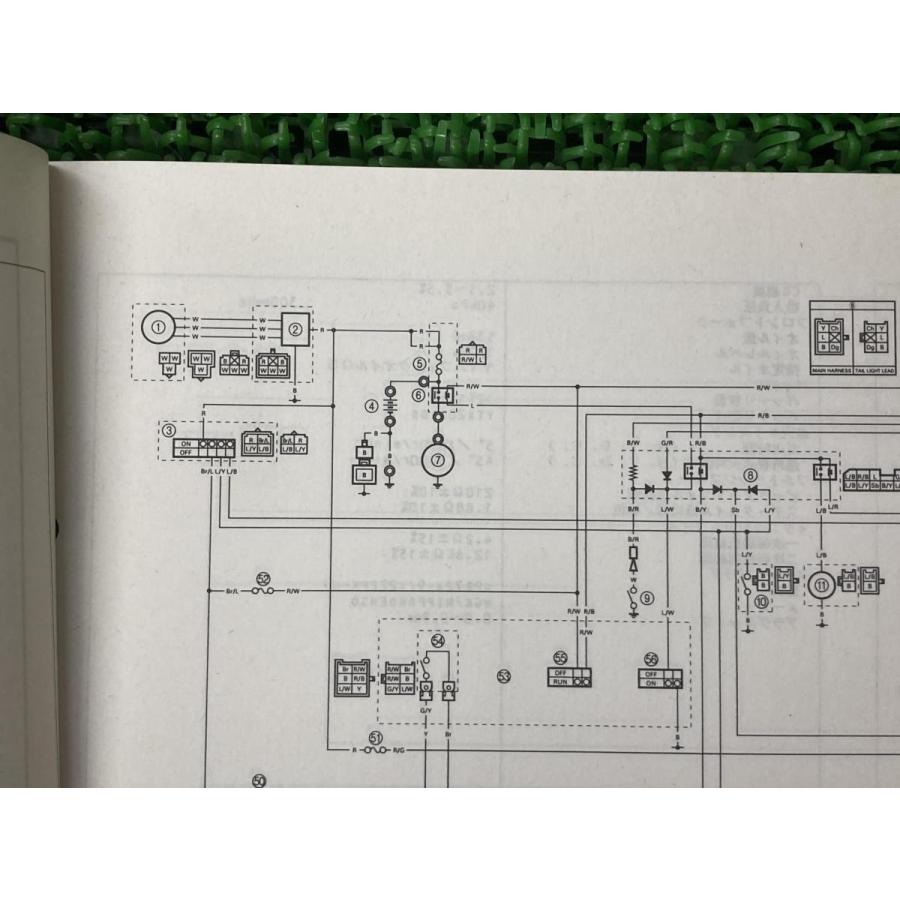 ヤマハ発動機 逆輸入車 サービスマニュアル 補足版 配線図 ヤマハ 正規