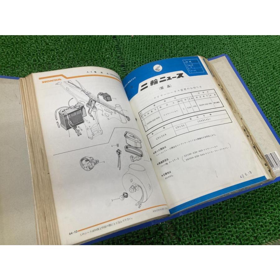 ホンダ（HONDA） ベンリイ パーツリスト 正規 中古 バイク 整備書