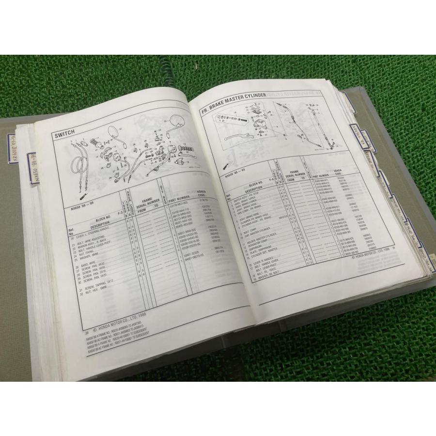 XRシリーズ XL600 XL350 NX650 パーツリスト ホンダ 正規 バイク 整備書 NX650 XR600R XR650L XR500R XR250R XR200R 【中古】 26 ホンダ（HONDA） XRシリーズ XL600 XL350 NX650 パーツリスト 正規