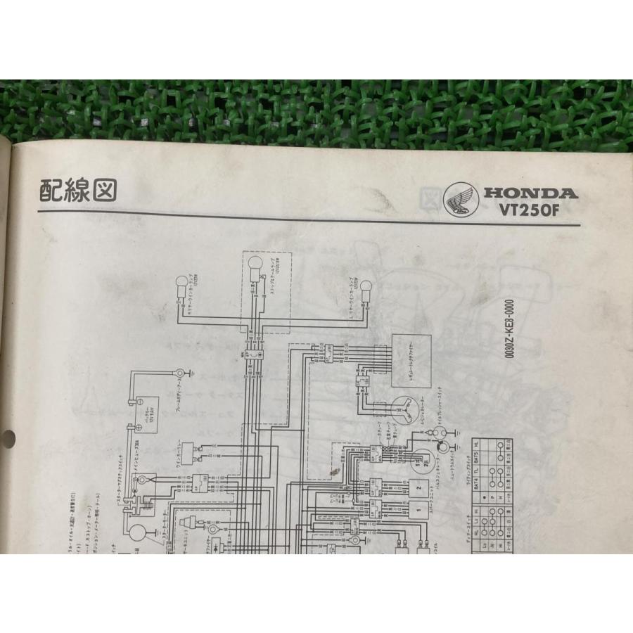 ホンダ VT250F サービスマニュアル 正規 中古 バイク 整備書 ホンダ VT250F サービスマニュアル 正規 中古 バイク 整備書
