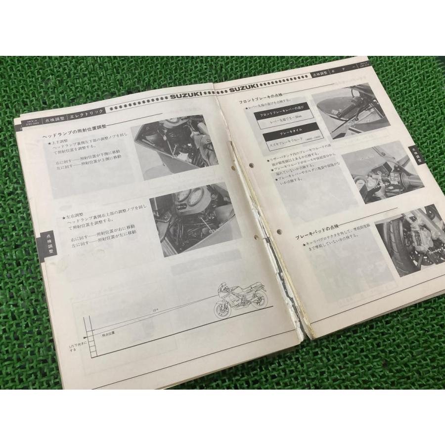スズキ（SUZUKI） RG400ガンマ サービスマニュアル 正規 中古 バイク 