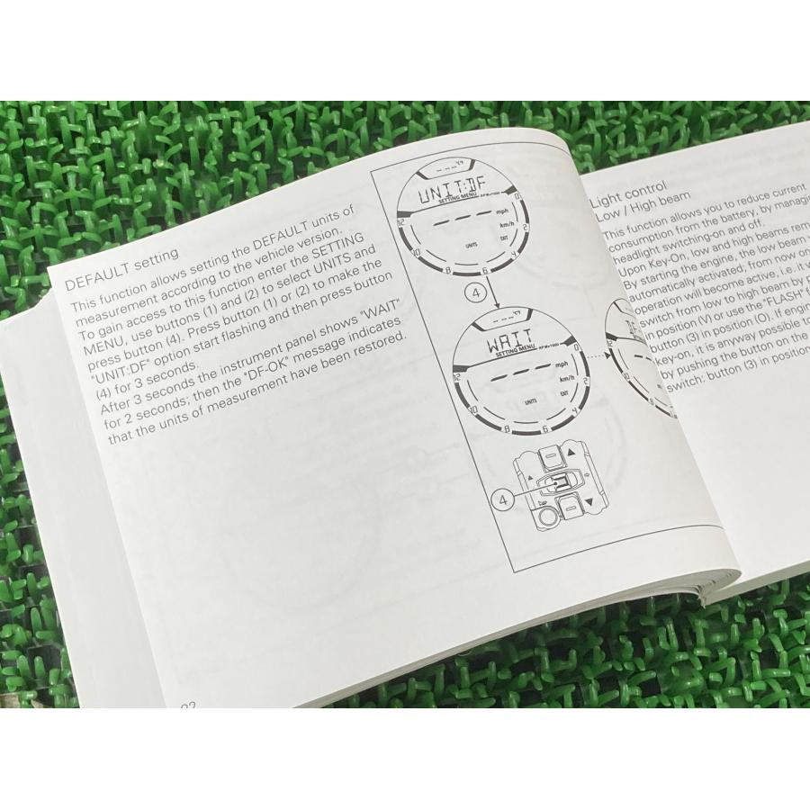 スクランブラー 取扱説明書 ドゥカティ 正規 中古 バイク 整備書