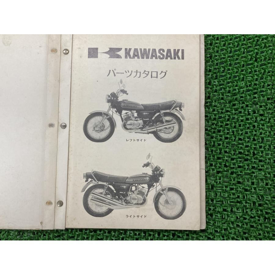 250SSマッハI パーツリスト カワサキ 正規 中古 バイク 整備書 250-SS