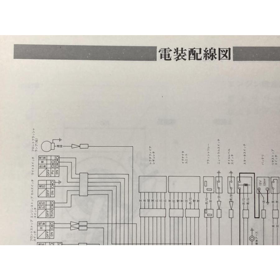 ヤマハ発動機 XJ650スペシャル サービスマニュアル 補足版 4L6-000101