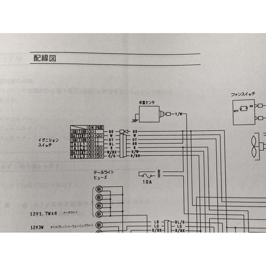 カワサキ（Kawasaki） ザンザス サービスマニュアル 1版 正規 中古
