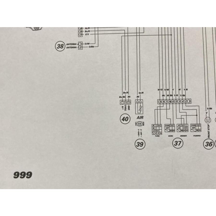 999 取扱説明書 ドゥカティ 正規 中古 バイク 整備書 配線図有り