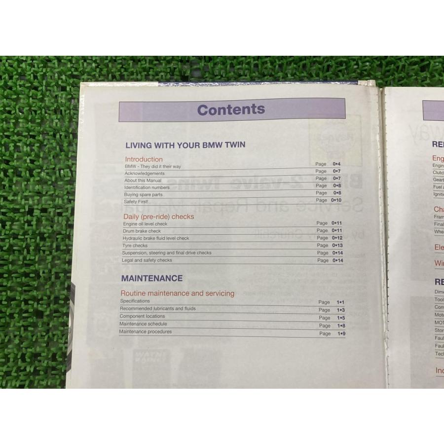 BMW1970-1996 取扱説明書 249-280-9Y10 Haynes 社外 バイク 部品 配線図有り 2-ValveTwins OHVボクサー 【中古】 57 BMW1970-1996 取扱説明書 249-280-9Y10 Haynes 社外 中古 バイク 部品