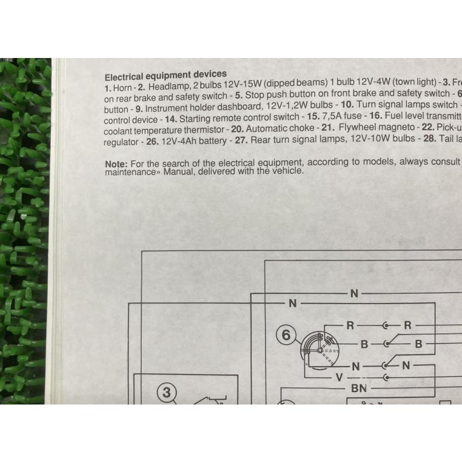 クォーツ サービスマニュアル ピアジオ 正規 バイク 整備書 配線図有り QUARTZ サービスステーションマニュアル 車検 整備情報 【中古】 86 クォーツ サービスマニュアル ピアジオ 正規 中古 バイク 整備書 配線