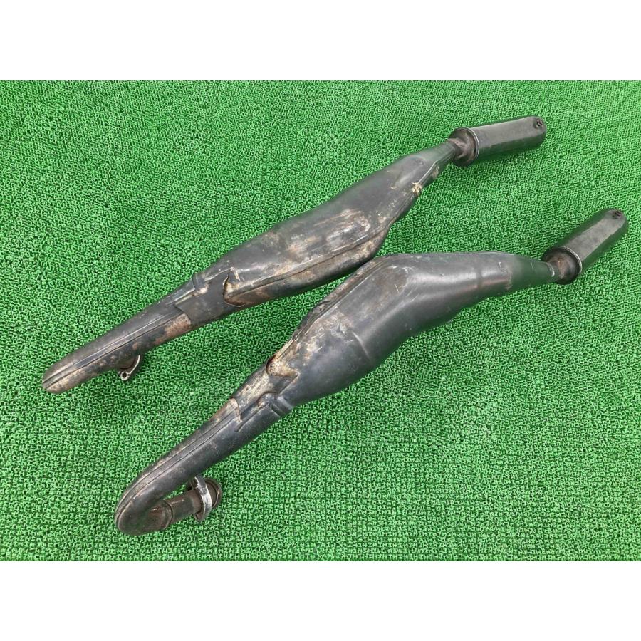 TZR250 チャンバーマフラー 左右 1KT ヤマハ 純正 中古 バイク 部品 初代 85-86年 当時物 機能的問題なし 品薄 車検 Genuine eZの画像