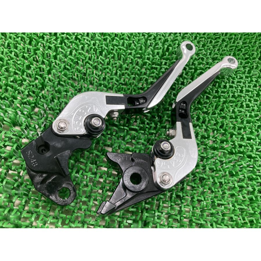 GSX250R レバー 左右 社外 DN11A ブレーキレバー クラッチレバー アルミビレットレバー 可倒式 コンディション良好 【中古】 59 GSX250R レバー 左右 社外 中古 バイク 部品 DN11A ブレーキレバー