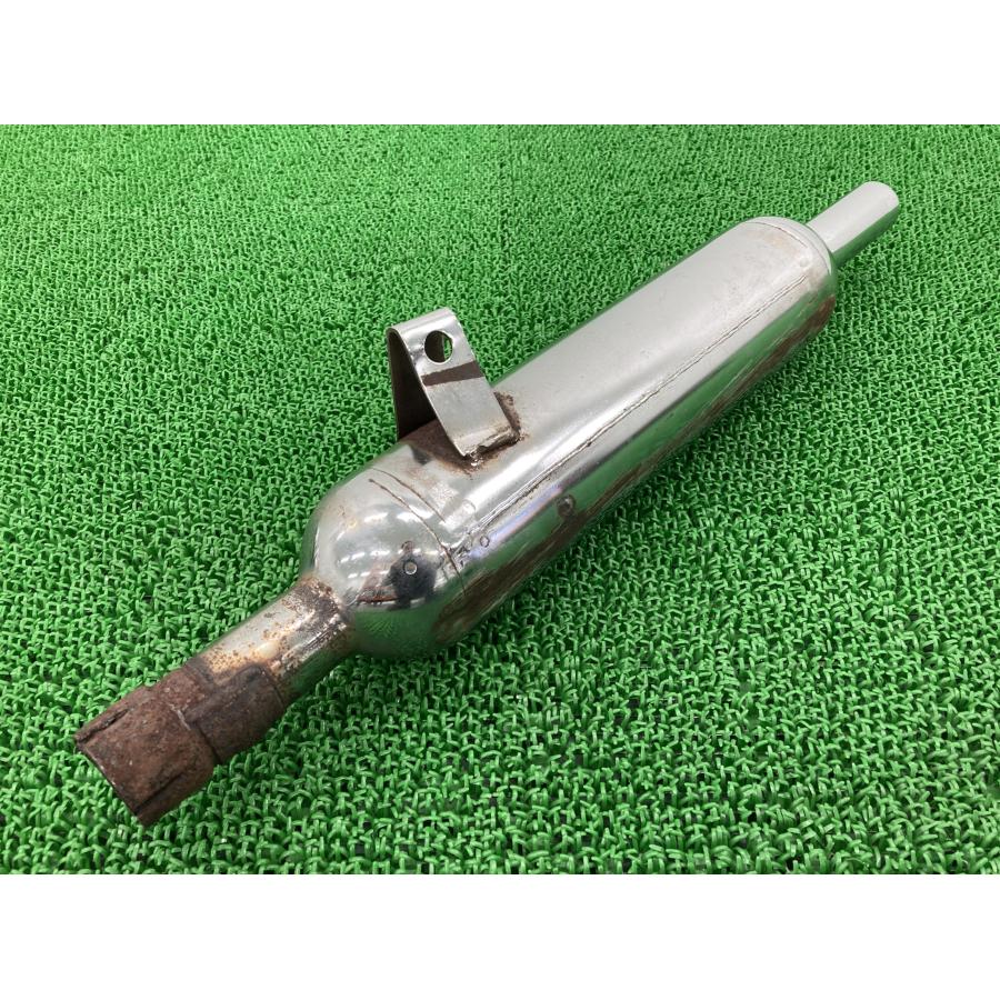 エストレヤ サイレンサーマフラー K297 カワサキ 純正 中古 バイク 部品 BJ250A K508 エストレア 穴あきなし 修復素材に 車検 Genuine 5_2