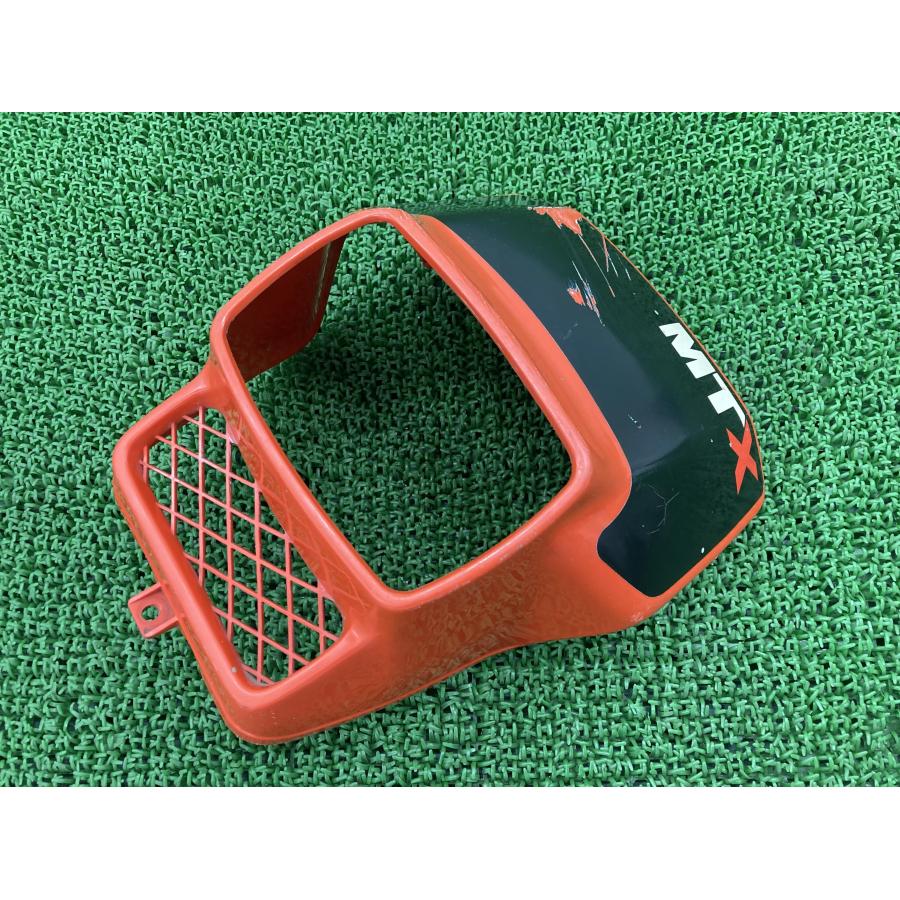 MTX50R MTX80R ライトカウル 赤 GJA ホンダ 純正 バイク 部品 AD06 HD08 割れ欠け無し 品薄 希少品 車検 Genuine 【中古】 4 ホンダ（HONDA） MTX50R MTX80R ライトカウル 赤 GJA 純正 中古 バイク