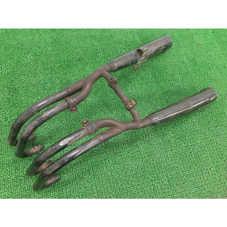 GPZ400GP マフラー K074 カワサキ 純正 中古 バイク 部品 KZ400M 機能的問題なし 品薄 希少品 車検 Genuine Gs カワサキ（Kawasaki） GPZ400GP マフラー K074 純正 中古 バイク 部品