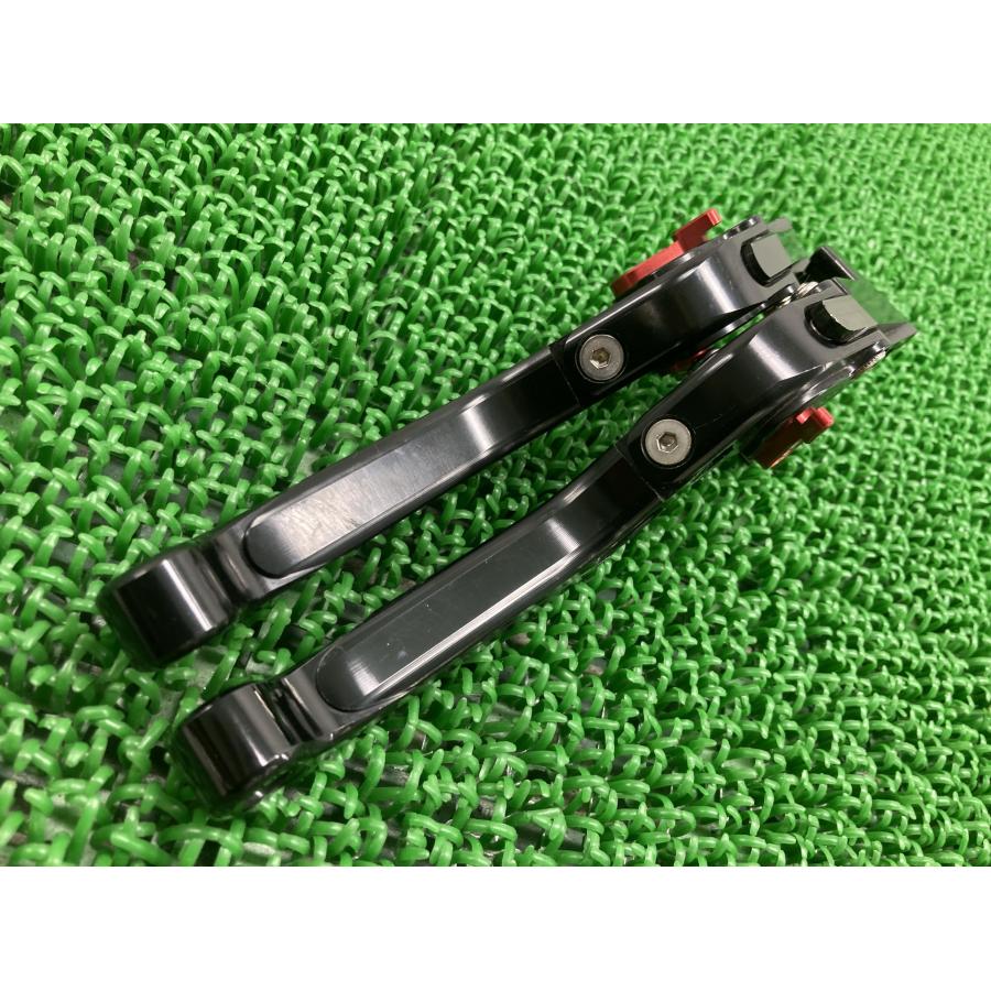ZRX1100 レバー 左右 社外 中古 バイク 部品 ZRT10C 可倒式アルミ