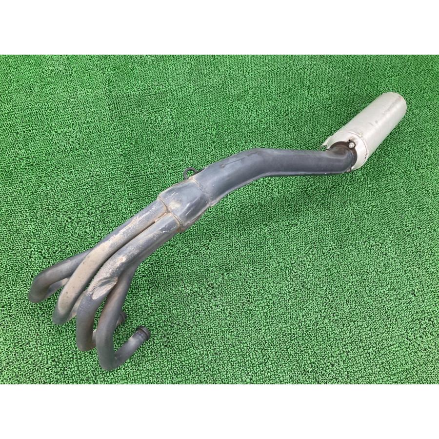 ZRX400 マフラー K377 カワサキ 純正 中古 バイク 部品 ZR400E コケキズ無し 修復素材に ノーマル戻しに そのまま使える 車検 Genuine 74 カワサキ（Kawasaki） ZRX400 マフラー K377 純正 中古 バイク 部品