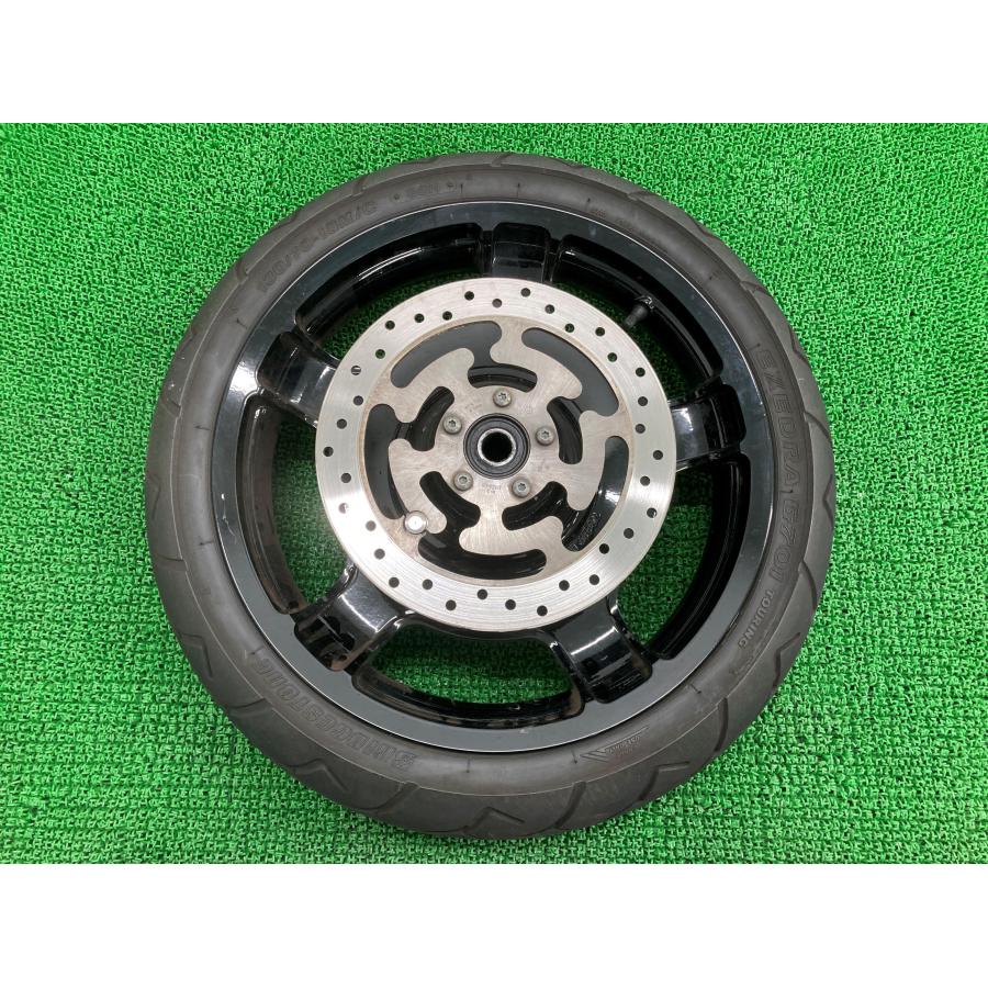 FLHX フロントホイール 黒 ハーレー 純正 中古 バイク 部品 18ｘ3.50