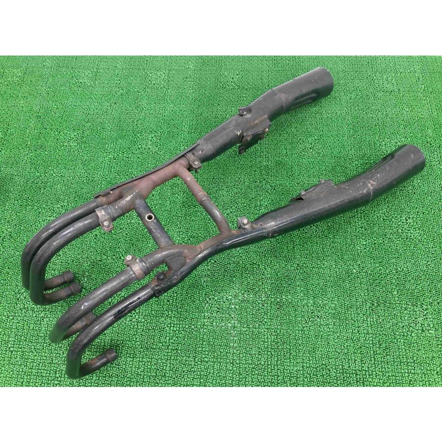 Z750GP マフラー K039 KZ750R-009*** カワサキ 純正 中古 バイク 部品 1982年式外し KZ750R 当時物 フルエキ ノーマルマフラー Gp カワサキ（Kawasaki） Z750GP マフラー K039 KZ750R-009*** 純正 中古