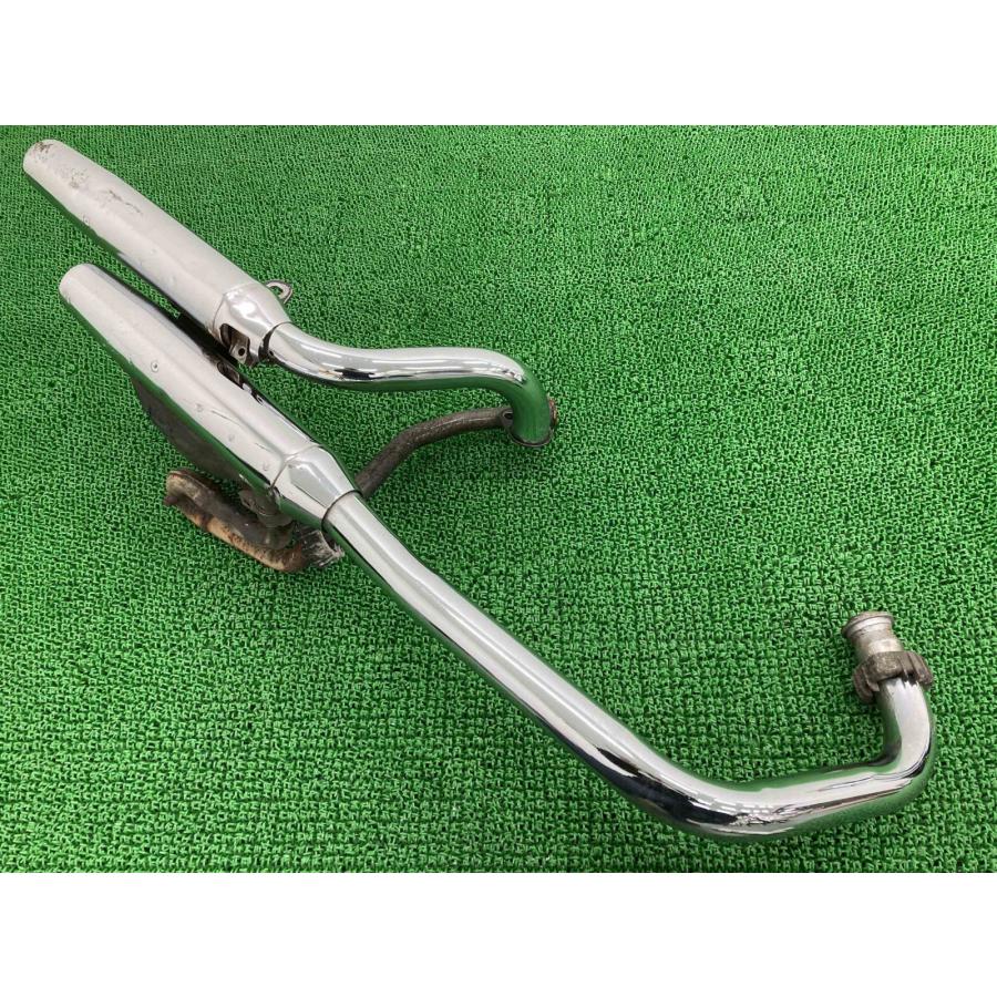 ビラーゴ250 マフラー 3DM ヤマハ 純正 中古 バイク 部品 XV250ビラーゴ 機能的問題無し 品薄 希少品 車検 Genuine Ptの画像