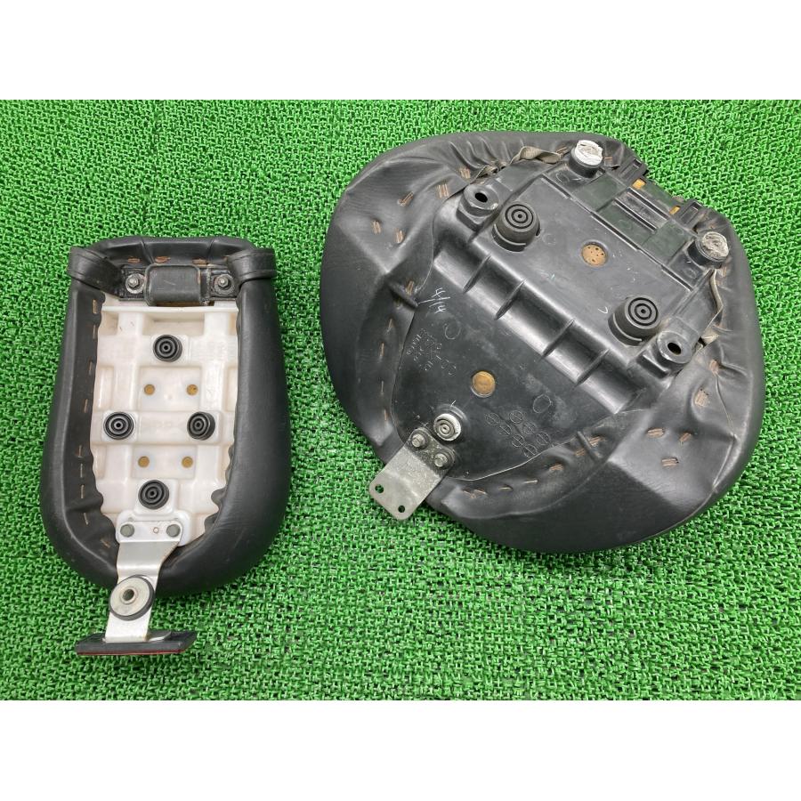 ドラッグスター250 シート 前後 5JX ヤマハ 純正 VG02J フロントシート タンデムシート シートバンド リフレクター 【中古】 51 ヤマハ発動機 ドラッグスター250 シート 前後 5JX ヤマハ 純正 中古