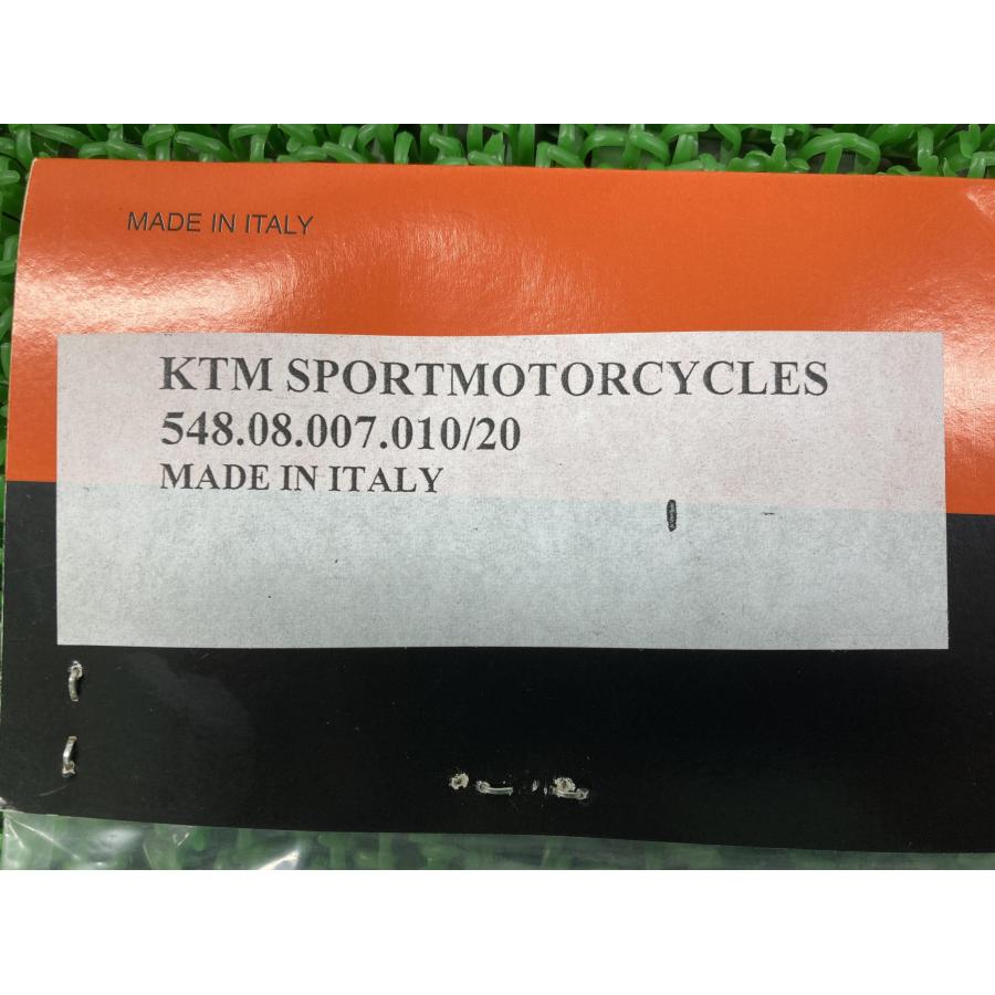 SX EXC MXC ゼッケンプレート 白 548.08.007.010/20 KTM 純正 中古