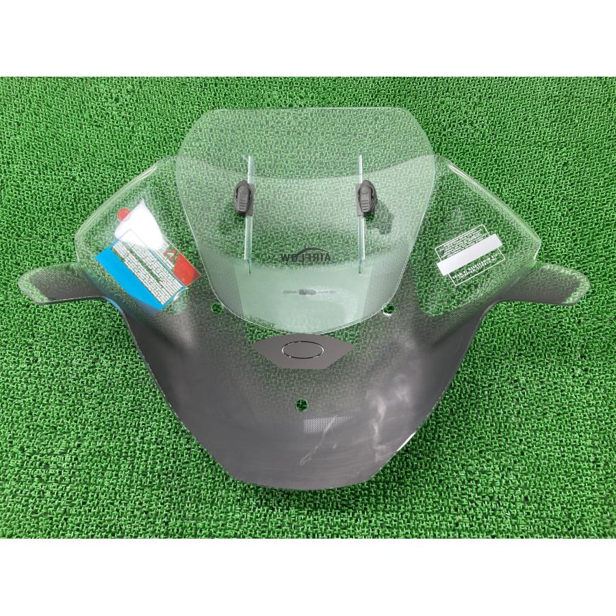 GIVI製MP3-300ie 500ie スクリーン AF5601 社外 中古 バイク 部品 ピアジオ エアフローウインドシールド 極上品 スポーツ ビジネス 36_2