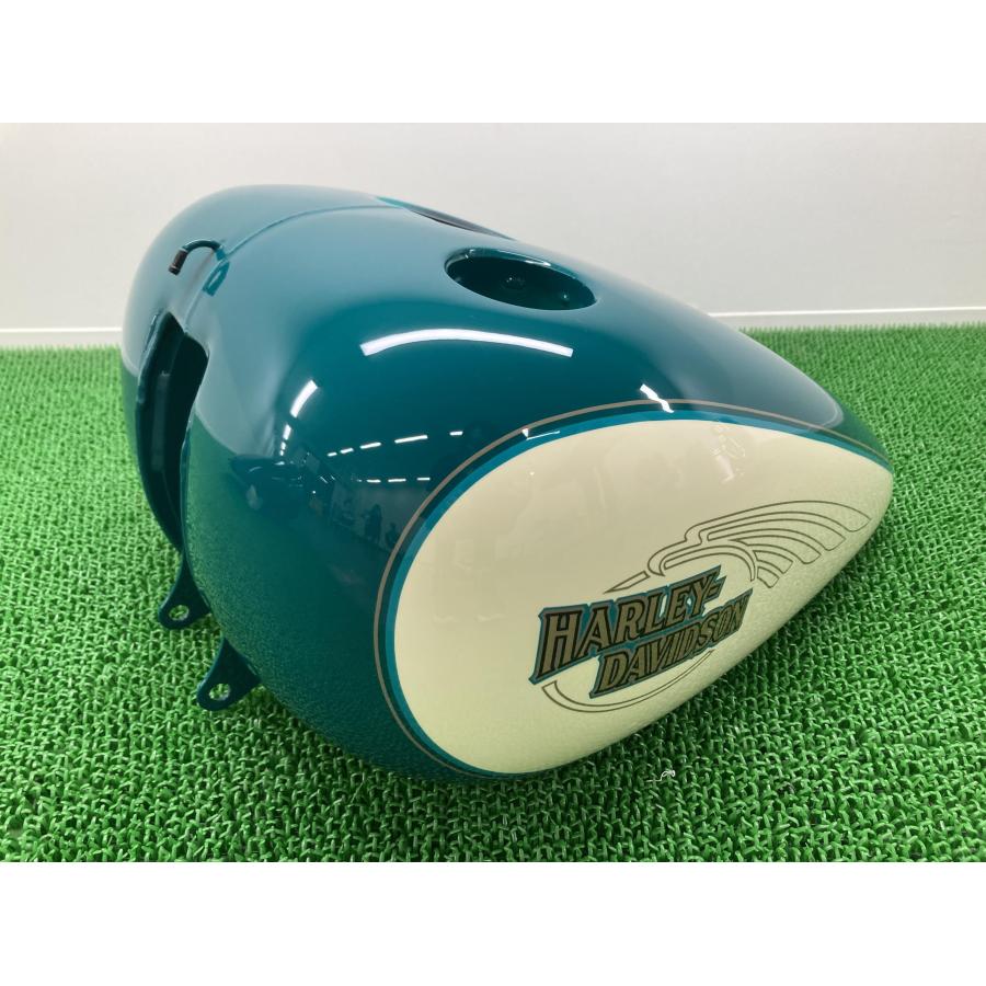FXSTC1580 タンク 青 ハーレー 純正 中古 バイク 部品 FXSTC1580 タンク 青 ハーレー 純正 中古 バイク 部品