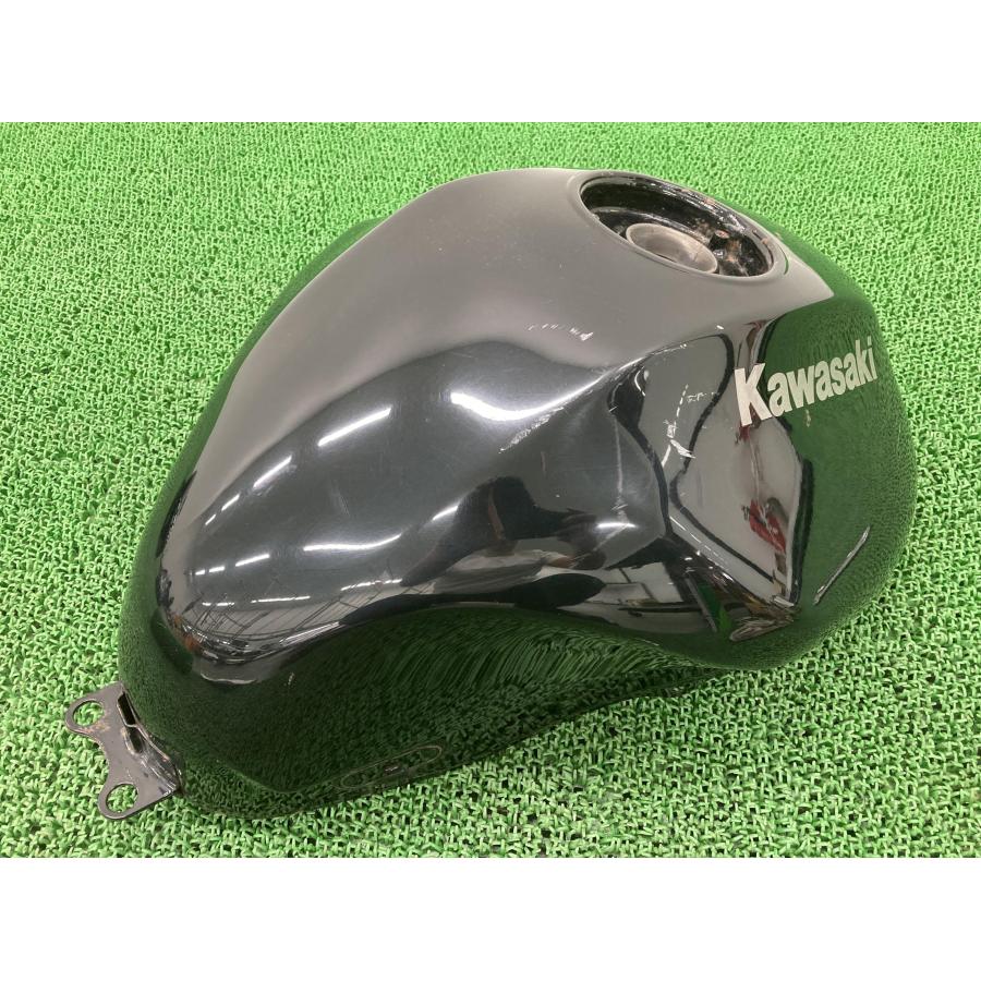 NINJA400R タンク 黒 カワサキ 純正 中古 ER400B ニンジャ400R ガソリンタンク フューエルタンク ペイント素材に コケキズ無し 82_1