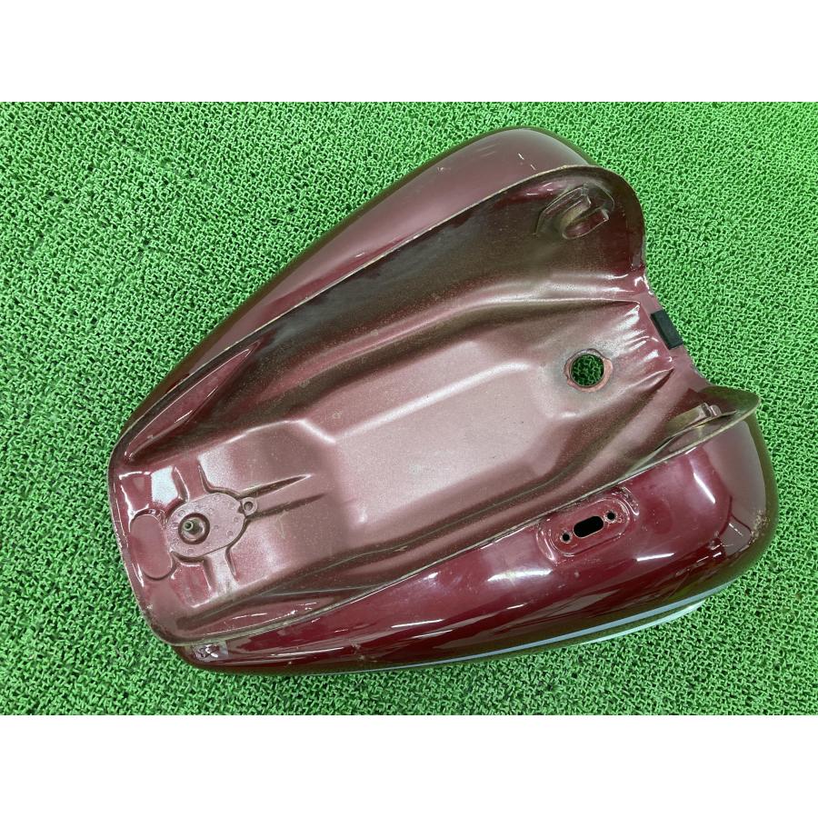 ドラッグスター400 タンク ワインM ヤマハ 純正 中古 4TR フューエルタンク ノーマルガソリンタンク ペイント素材に コケキズ無し 78の画像