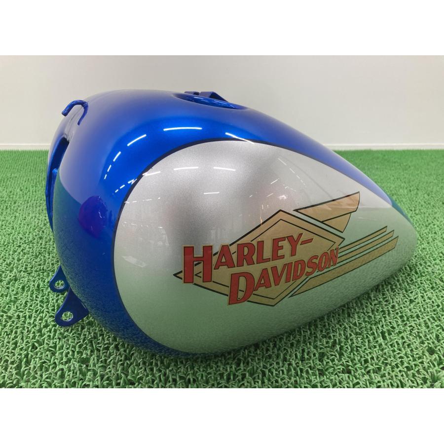 FXST1450 タンク 青M/銀 ハーレー 純正 中古 バイク 部品 ソフテイル
