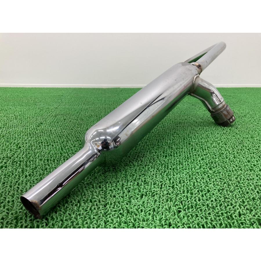 W650 マフラー 右 K470 カワサキ 純正 中古 バイク 部品 EJ650A ノーマル 穴あき無し 品薄 希少品 車検 Genuine vZの画像