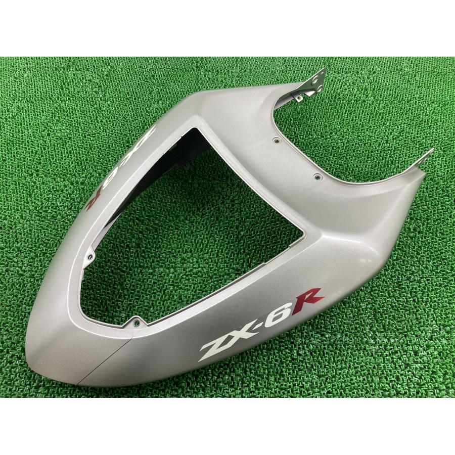 しんにい カワサキ（Kawasaki） ZX-6R テールカウル 銀 純正 中古 バイク 部品