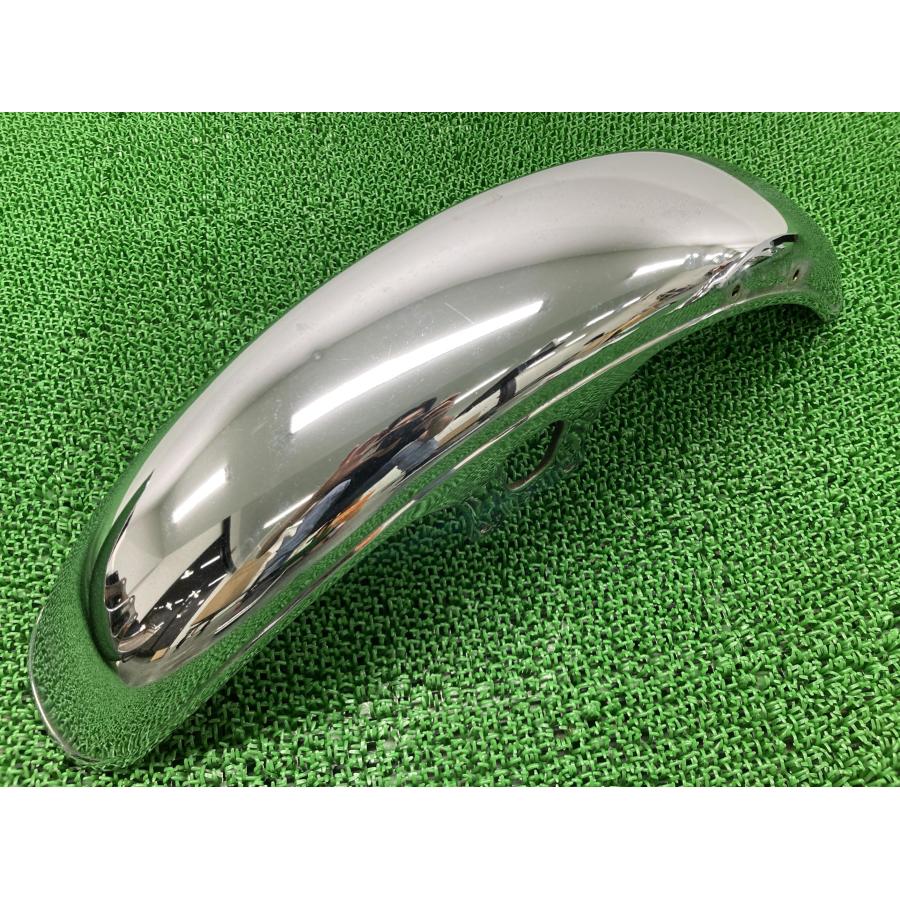 SR400 フロントフェンダー ヤマハ 純正 バイク 部品 1JR RH01J 修復素材に コケキズ無し 品薄 希少品 車検 Genuine 【中古】 3 ヤマハ発動機 SR400 フロントフェンダー ヤマハ 純正 中古 バイク 部品