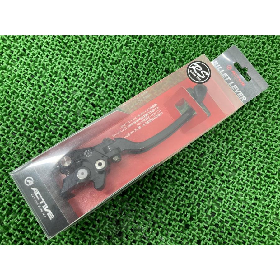 アクティブ製CBR250RR レバー 黒 社外 中古 MC51 ビレットレバー ブレーキレバー スタンダートサイズ RS2タイプ 未使用品 Pf アクティブ製CBR250RR レバー 黒 社外 中古 バイク 部品 MC51 ビレット